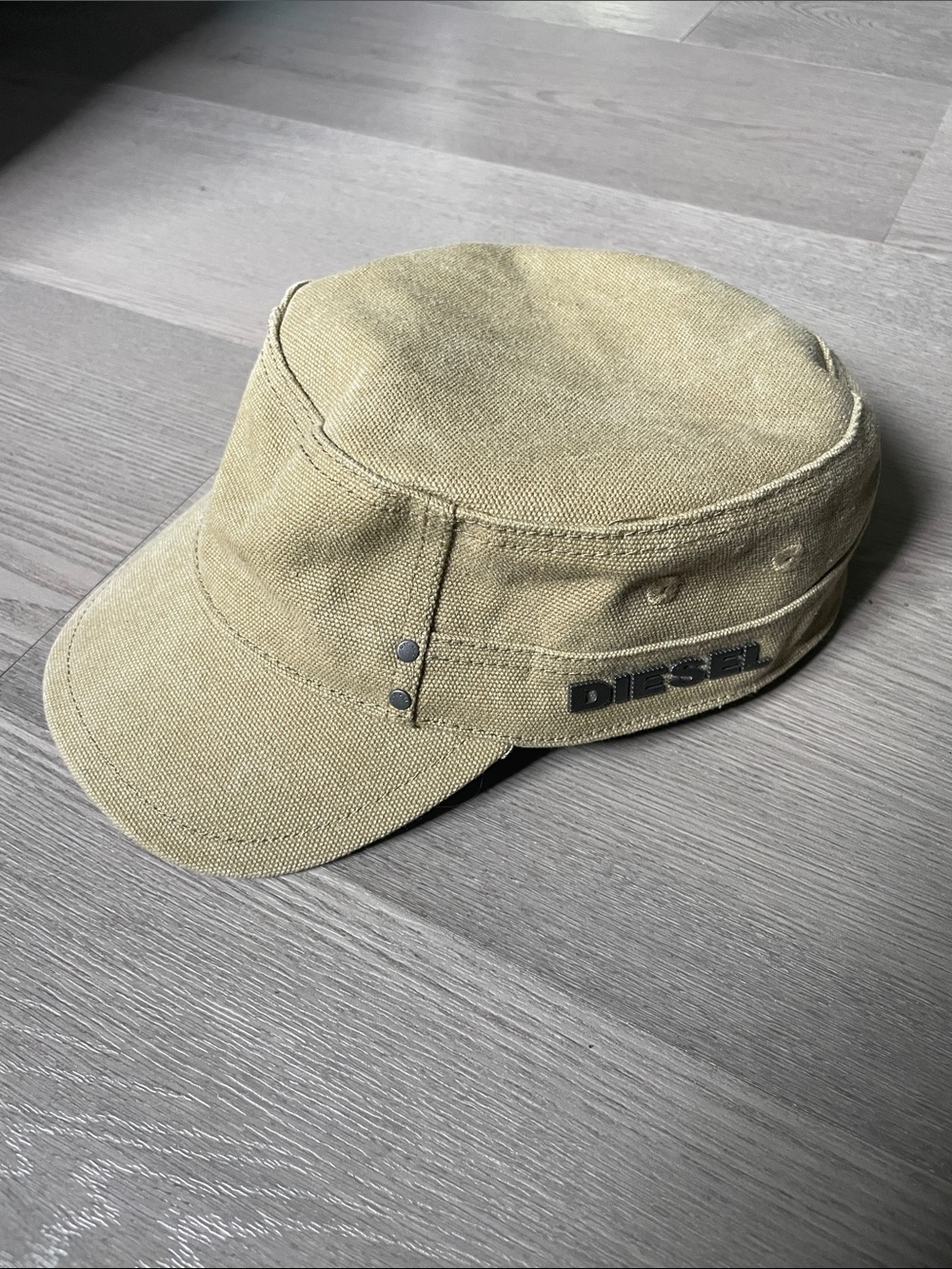 Y2K Diesel military panel flex hat